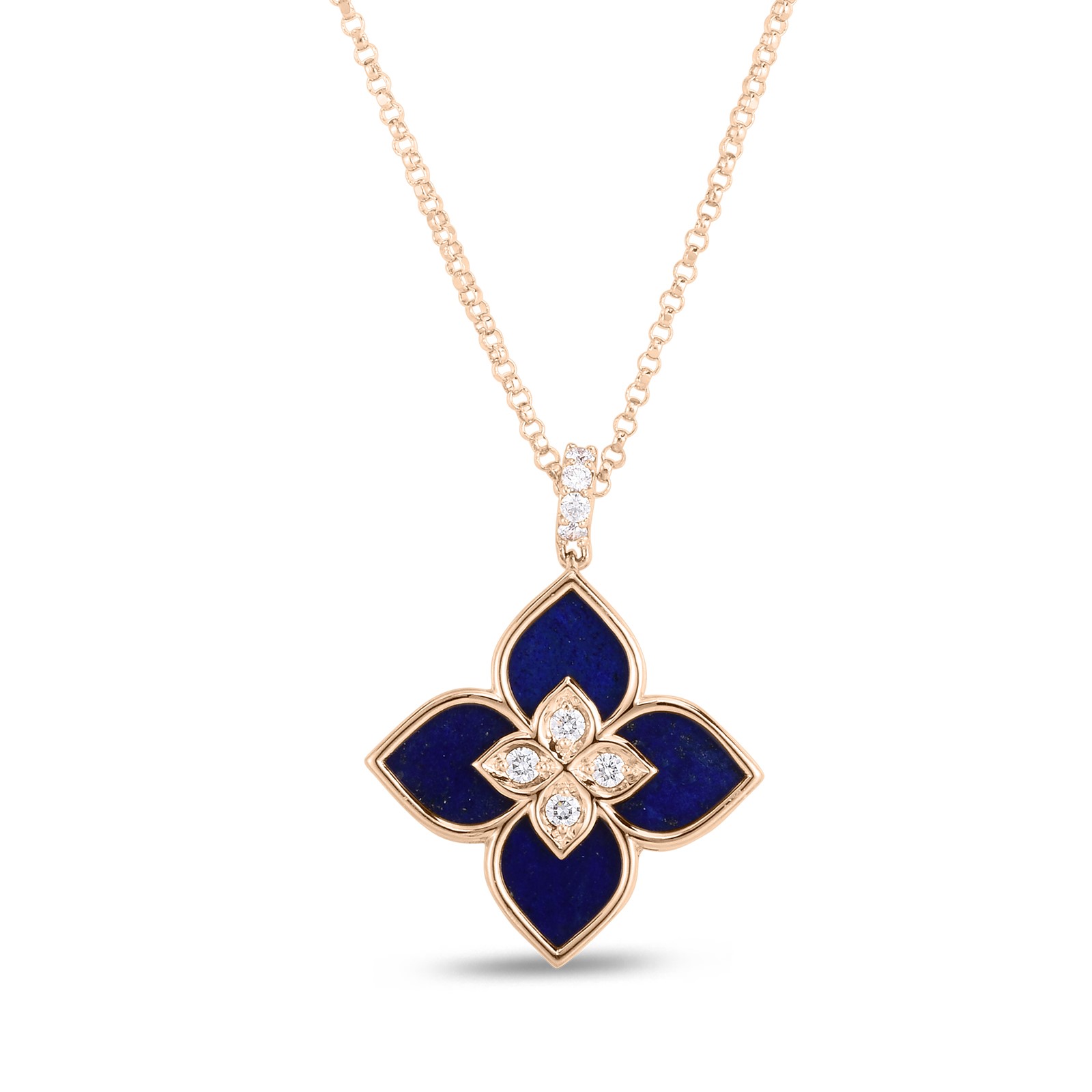 Roberto Coin 18K Rose Gold Venetian Princess Small Pendant