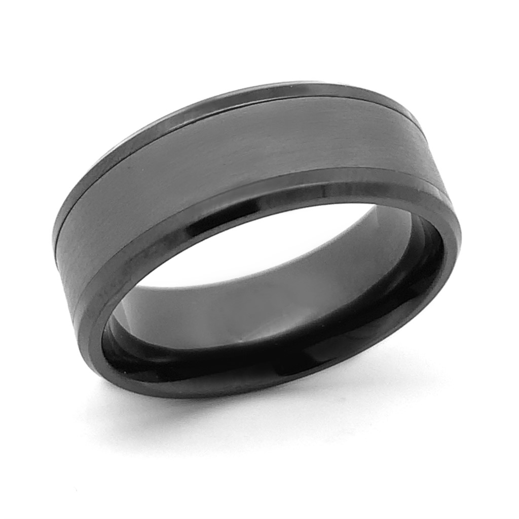 MALO Black Tantalum Wedding Band 002 400 2002079