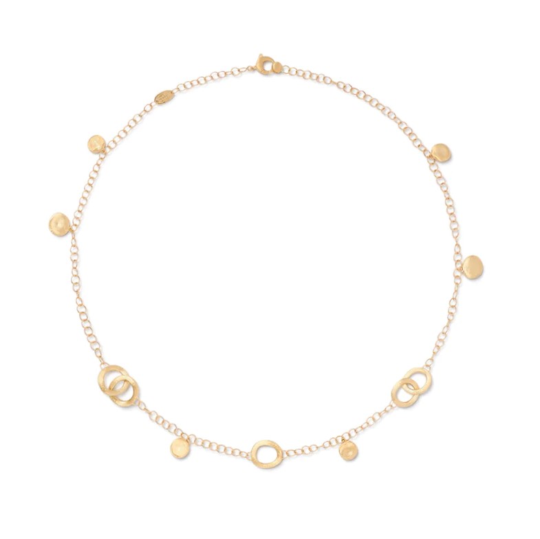 Marco Bicego 18K Yellow Gold Jaipur Link Necklace Length 18
