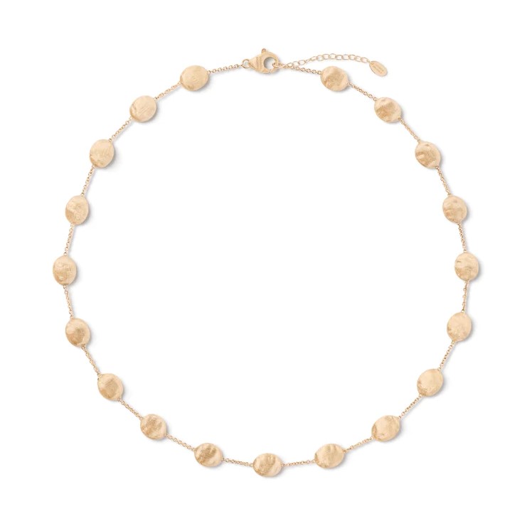 Marco Bicego 18K Yellow Gold Siviglia Collection Large Bead Short Necklace