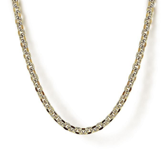 Gabriel & Co. 14K Yellow Gold Link Chain Necklace 22