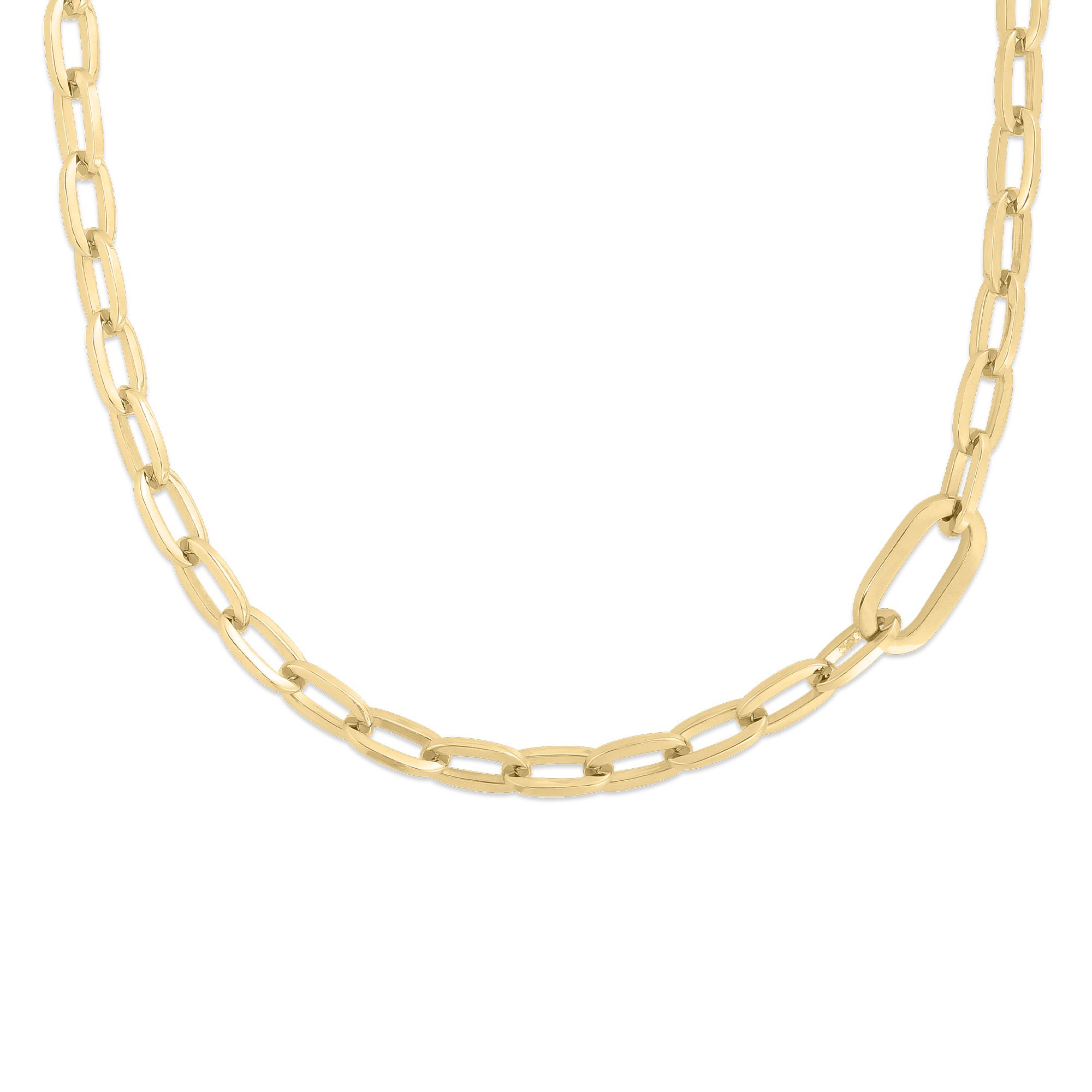 Roberto Coin 18K Yellow Gold Classic Oro Link Necklace 18