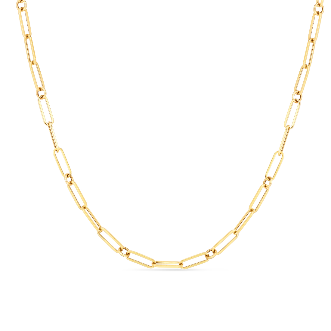 Roberto Coin 18K Yellow Gold Paperclip Necklac