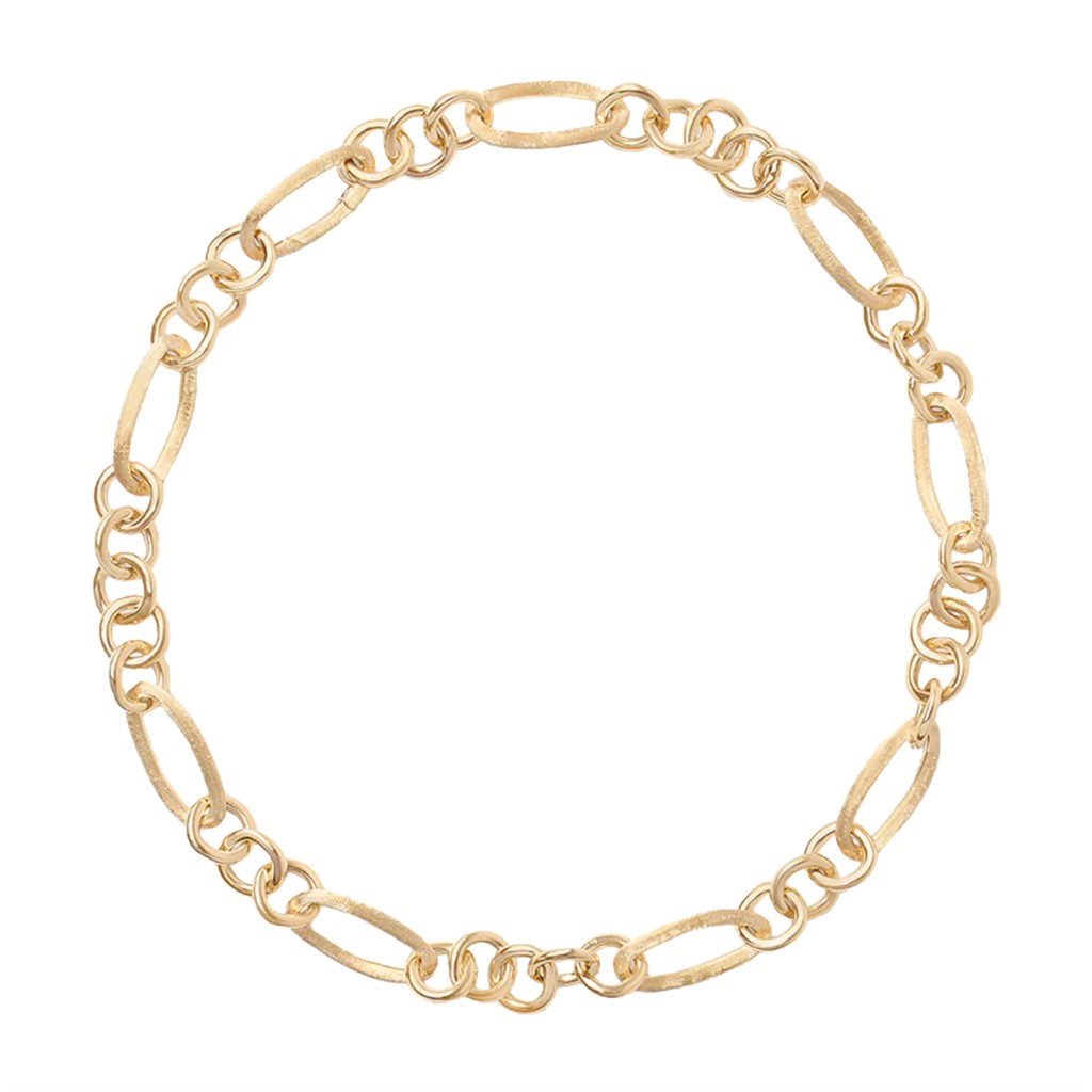 Marco Bicego 18K Yellow Gold Mixed Link Necklace