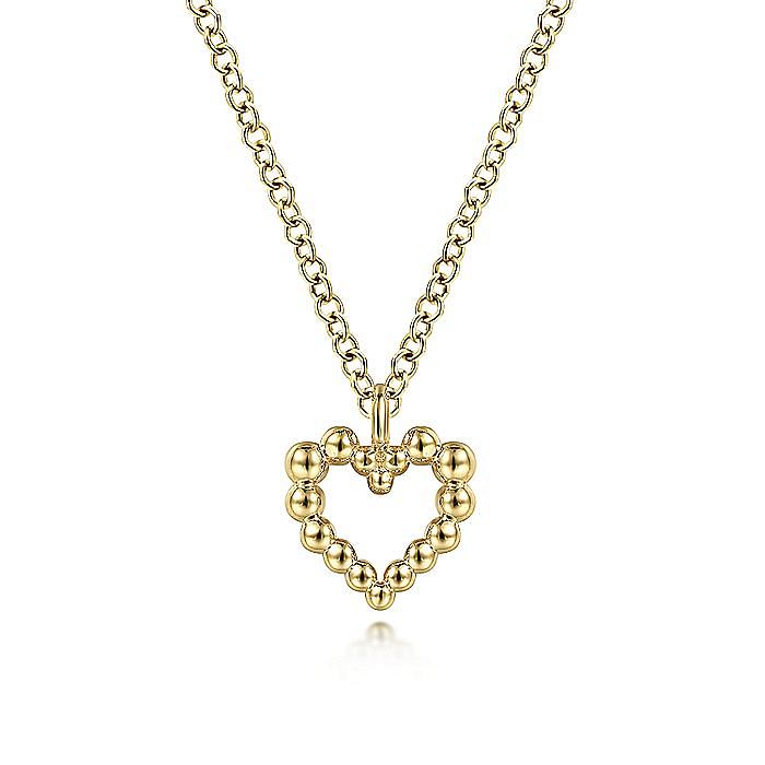 CHRISTIAN DIOR Metal Crystal Logo Heart Pendant Necklace Gold 612853 |  FASHIONPHILE