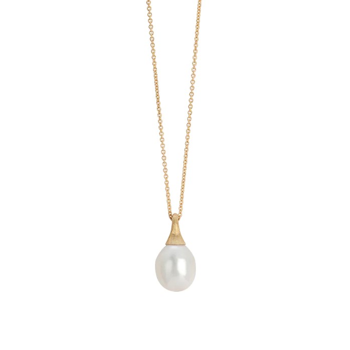 Marco Bicego18K Yellow Gold Africa Boule Collection Pearl Pendant Necklace