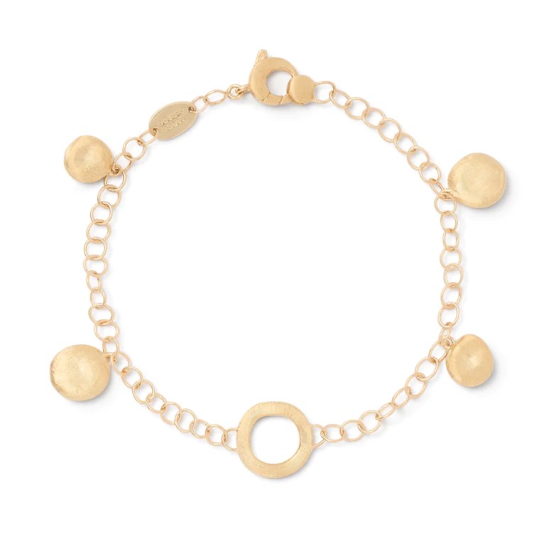 Marco Bicego 18K Yellow Gold Jaipur Link Bracelet Size 7