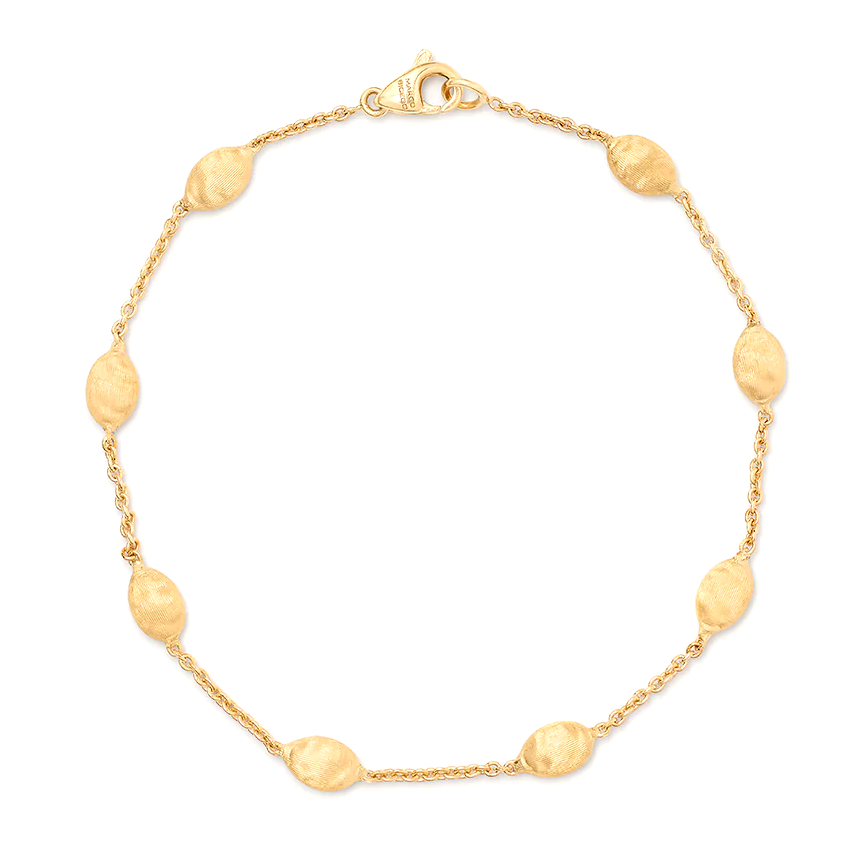 Marco Bicego 18K Yellow Gold Siviglia Small Bead Bracelet 7.5