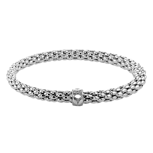 Simon G. 18K White Gold 6mm Stretch Bracelet