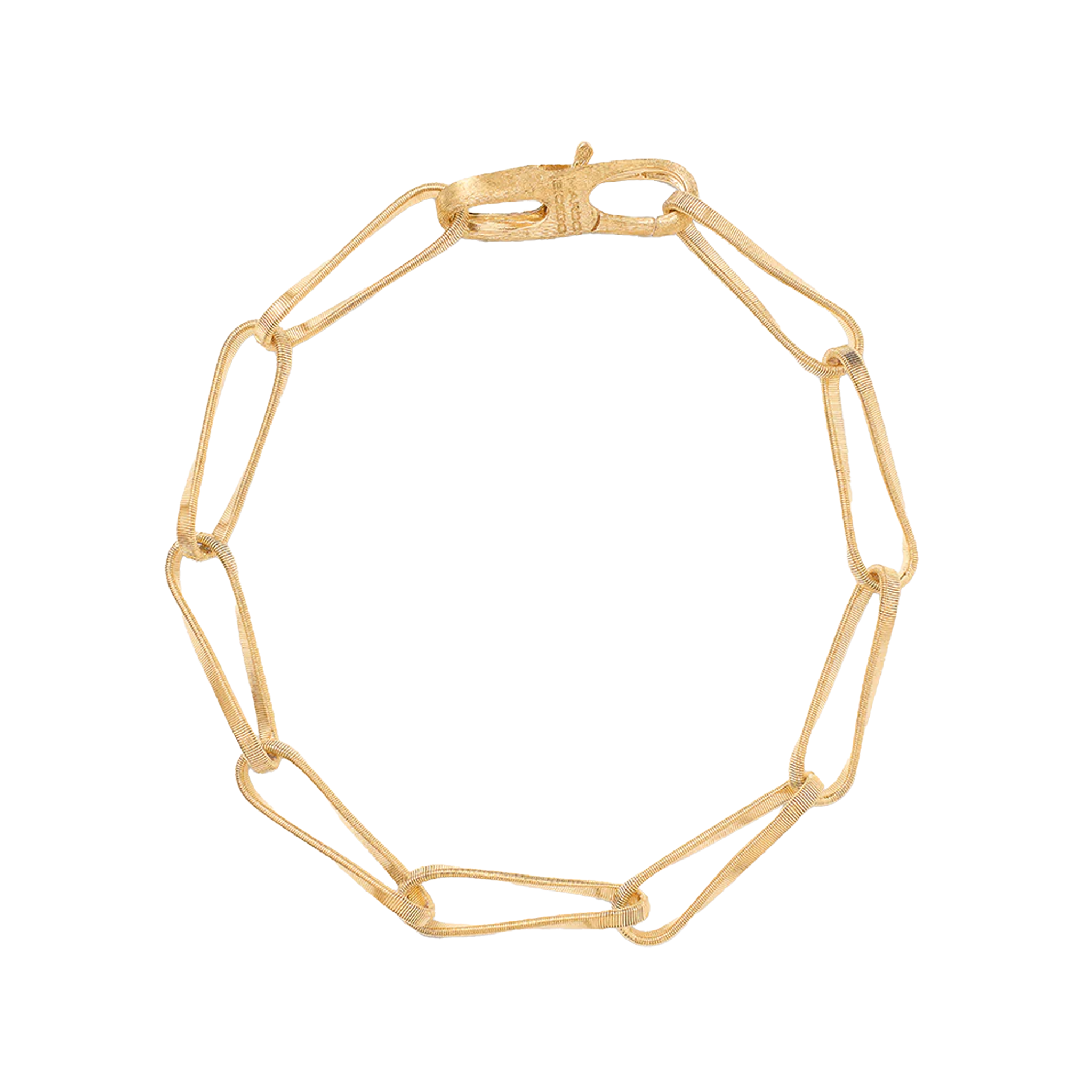 Marco Bicego 18K Yellow Gold Twisted Coil Link Bracelet