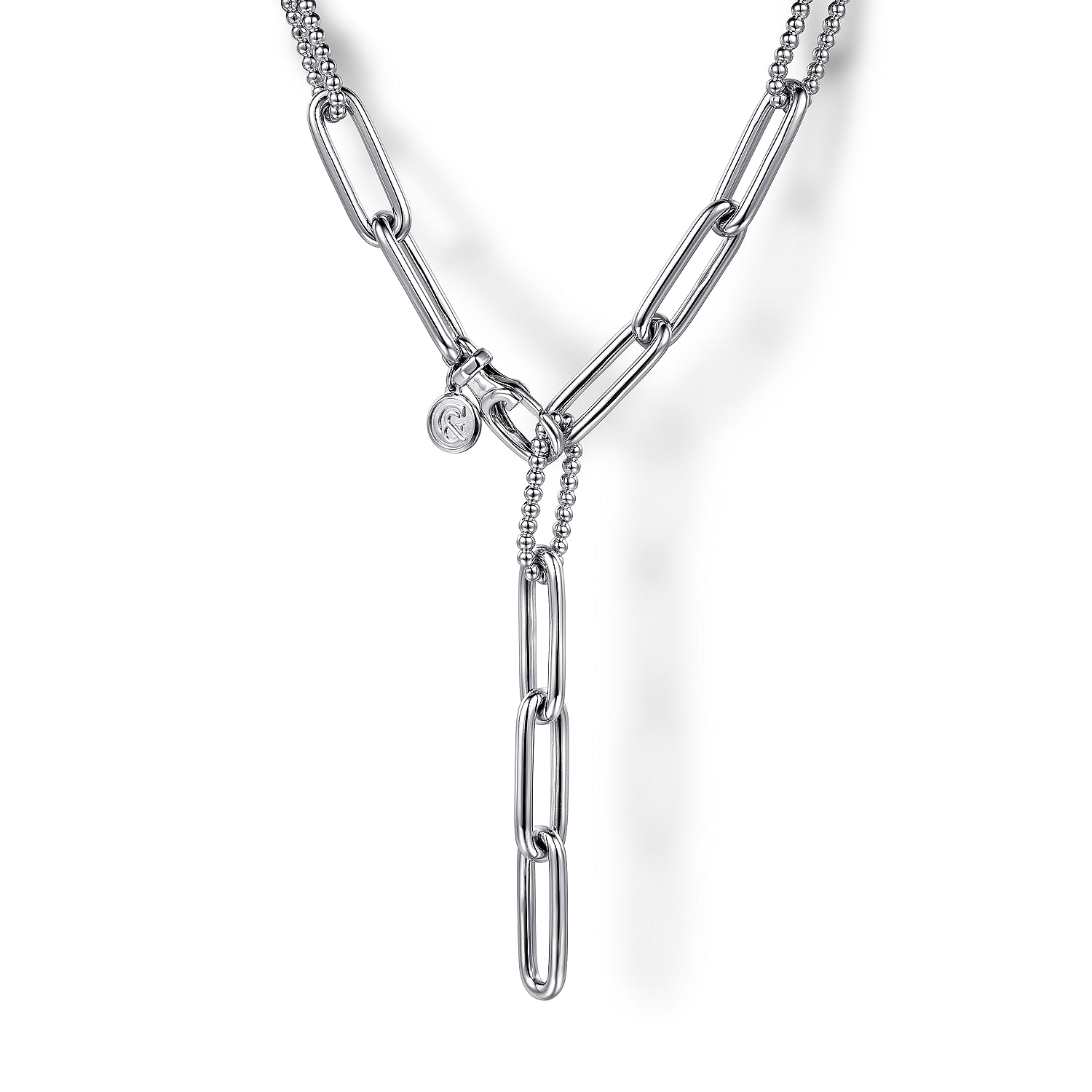 Gabriel & Co Sterling Silver Y Chain Necklace