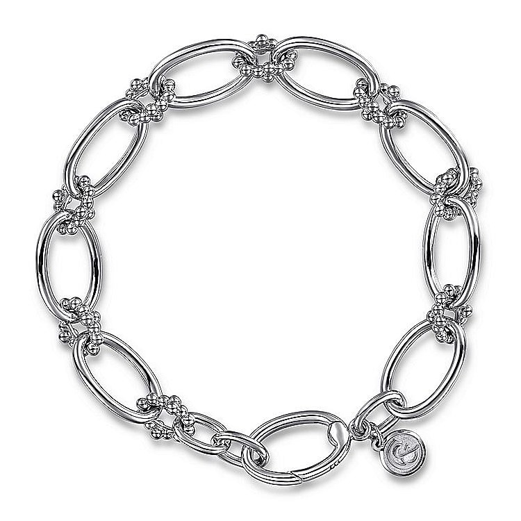 Gabriel & Co Sterling Silver Bujukan Link Bracelet