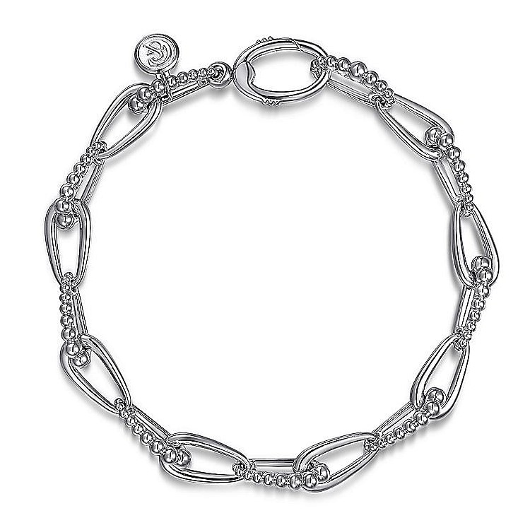 Gabriel & Co. Sterling Silver Bujukan Link Chain Bracelet