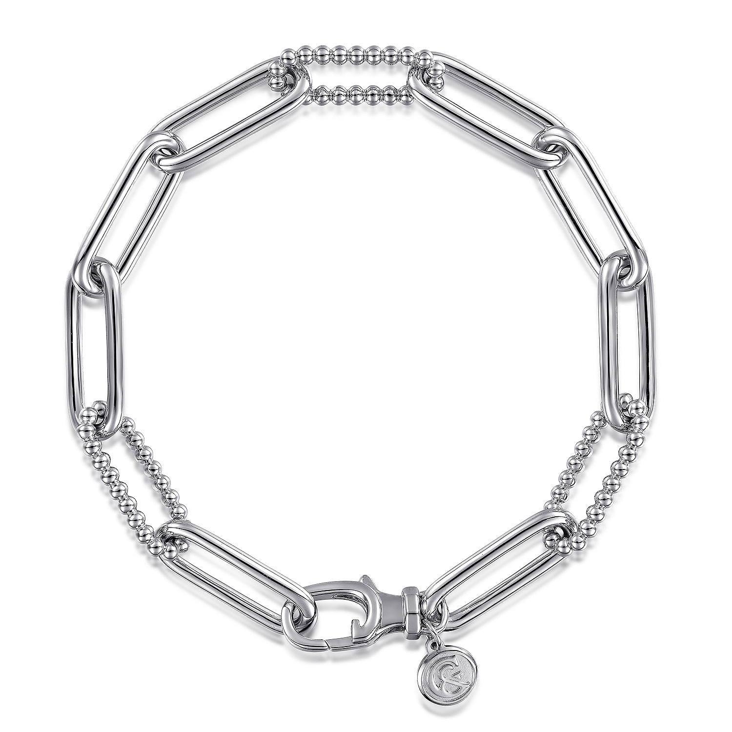 Gabriel & Co Sterling Silver Link Bracelet