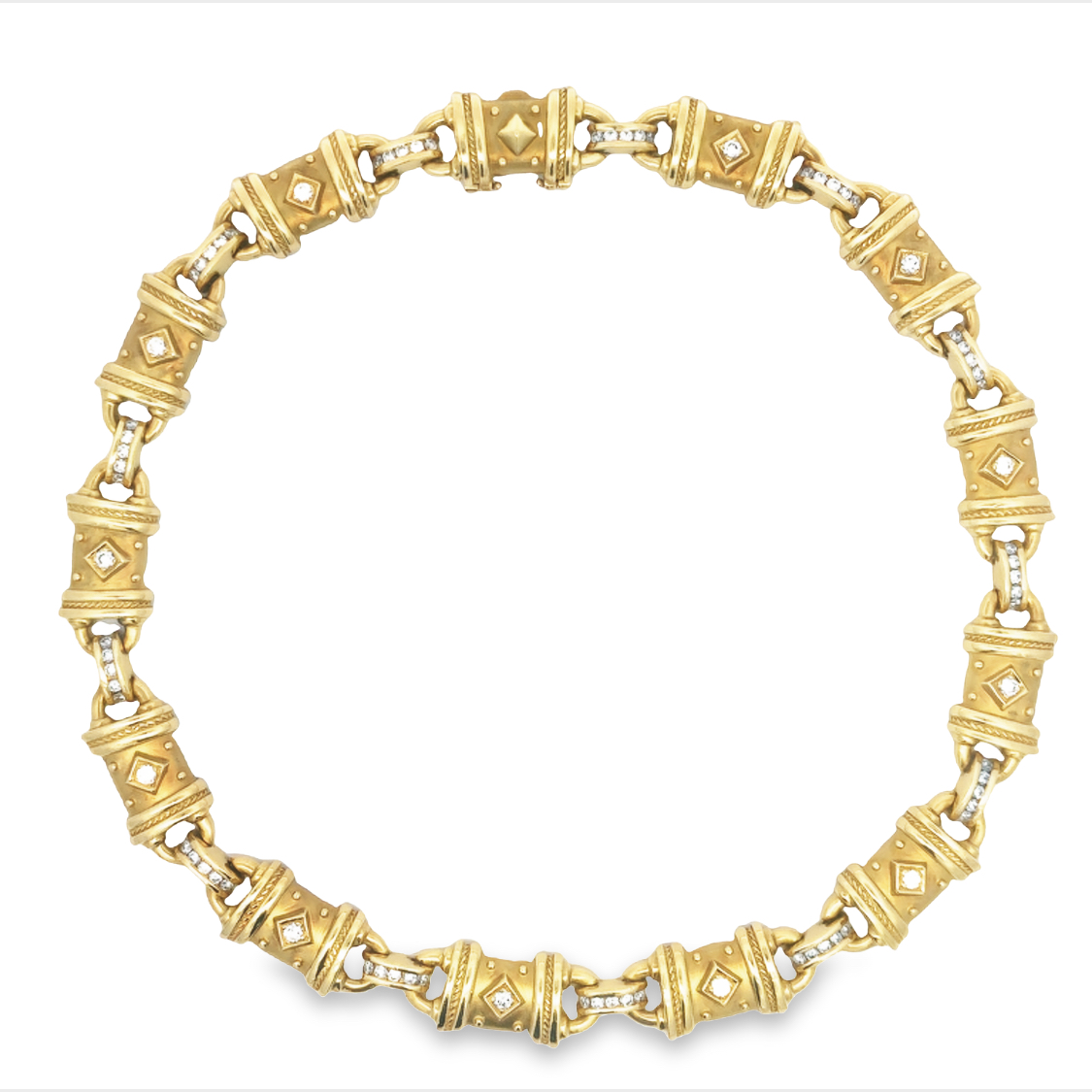 Estate Seidengang 18 Karat Yellow Gold Necklace