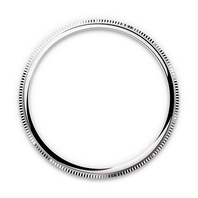 Domed and fluted bezel